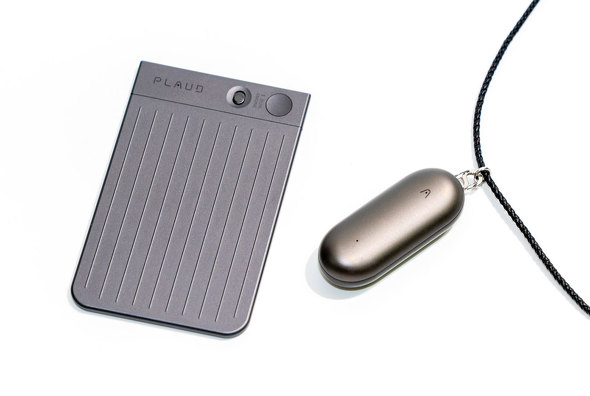 PLAUD NOTE（左）とPLAUD NotePin（右）